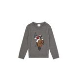 U.S. Polo Assn. Erkek Çocuk Gri Melanj Kazak/Triko 50317149-VR086