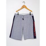 U.S. Polo Assn. Erkek Çocuk Gri Melanj Şort - 4 - 5 Yaş - Renkli