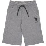 U.s. Polo Assn. Erkek Çocuk Gri Melanj Şort (Örme) 50298078-VR086 - Grimelanj - 9 - 10 Yaş