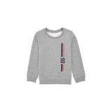 U.S. Polo Assn. Erkek Çocuk Gri Melanj Sweatshirt 50293546-VR086, 3-4 Yaş, GRI MELANJ