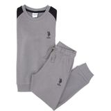 U.S. Polo Assn. Erkek Çocuk Gri Pijama Takım Kolsuz Düz Yaka Tek Cepli 50318700-VR024 - Gri-006 - 7 - 8 Yaş
