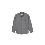 U.S. Polo Assn. Erkek Çocuk Gri Uzun Kollu Basic Gömlek 50316769-VR024