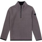 U.S. Polo Assn. Erkek Çocuk Gri Yarım Fermuarlı Polar Sweatshirt 50313841-VR024 - Gri - 006 - 5 - 6 Yaş
