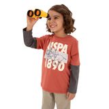 U.S. Polo Assn. Erkek Çocuk Gül Kurusu Sweatshirt 50316495-VR026