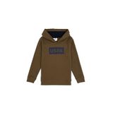 U.S. Polo Assn. Erkek Çocuk Haki Sweatshirt 50289125-VR027, Yeşil, 10-11 Yaş