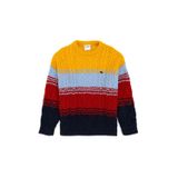 U.S. Polo Assn. Erkek Çocuk Hardal Bisiklet Yaka Kazak 50311108-VR072