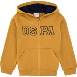 U.S. Polo Assn. Erkek Çocuk Hardal Örme Hırka 50313844-VR151 - Oil - 5 - 6 Yaş