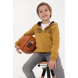 U.S. Polo Assn. Erkek Çocuk Hardal Örme Hırka 50313844-VR151