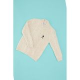U.s. Polo Assn. Erkek Çocuk Hırka Triko 50317133-vr256 İnci