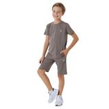 U.S. Polo Assn. Erkek Çocuk Kahverengi Kısa Kollu T-shirt ve Bermuda Takım, 14-15 Yaş