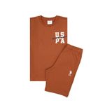 U.S. Polo Assn. Erkek Çocuk Kahverengi Pijama Takımı 50310807-VR029