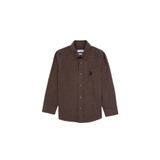 U.S. Polo Assn. Erkek Çocuk Kahverengi Uzun Kollu Basic Gömlek 50316769-VR029