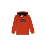 U.s. Polo Assn. Erkek Çocuk Kiremit Sweatshirt 50289125-VR031, Kırmızı, 6-7 Yaş