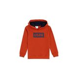 U.s. Polo Assn. Erkek Çocuk Kiremit Sweatshirt 50289125-VR031, Kırmızı, 7-8 Yaş