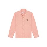 U.S. Polo Assn. Erkek Çocuk Kiremit Uzun Kollu Basic Gömlek 50263107-VR031