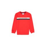U.S. Polo Assn. Erkek Çocuk Kırmızı Basic Bisiklet Yaka Sweatshirt 50313994-VR030