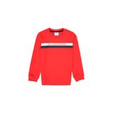 U.S. Polo Assn. Erkek Çocuk Kırmızı Basic Bisiklet Yaka Sweatshirt 50313994-VR030