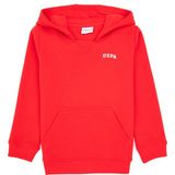 U.S. Polo Assn. Erkek Çocuk Kırmızı Basic Kapüşonlu Şardonlu Sweatshirt 50313808-VR030 - 11 - 12 Yaş