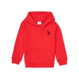 U.S. Polo Assn. Erkek Çocuk Kırmızı Basic Kapüşonlu Sweatshirt 50313980-VR030