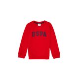 U.S. Polo Assn. Erkek Çocuk Kırmızı Bisiklet Yaka Basic Sweatshirt 50313830-VR171