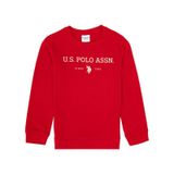 U.S. Polo Assn. Erkek Çocuk Kırmızı Bisiklet Yaka Sweatshirt 50313900-VR171