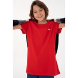 U.S. Polo Assn. Erkek Çocuk Kırmızı Bisiklet Yaka Tişört 50298086-VR030 - 3 - 4 Yaş