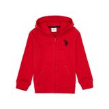 U.S. Polo Assn. Erkek Çocuk Kırmızı Fermuarlı Kapüşonlu Sweatshirt 50316706-VR171