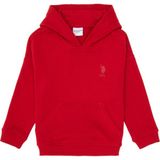 U.S. Polo Assn. Erkek Çocuk Kırmızı Kapüşonlu Basic Sweatshirt 50313941-VR171 - Basic Kırmızı - 8 - 9 Yaş