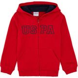 U.S. Polo Assn. Erkek Çocuk Kırmızı Örme Hırka 50313844-VR171 - Basic Kırmızı - 8 - 9 Yaş
