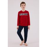 U.s. Polo Assn Erkek Çocuk Kırmızı Pijama Takımı - 6 - 7 Yaş