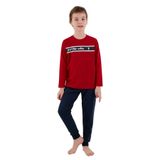 U.s. Polo Assn Erkek Çocuk Kırmızı Pijama Takımı - 9 - 10 Yaş