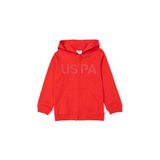 U.S. Polo Assn. Erkek Çocuk Kırmızı Sweatshirt 50279797-VR030, 3-4 Yaş