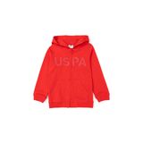 U.S. Polo Assn. Erkek Çocuk Kırmızı Sweatshirt 50279797-VR030, 8-9 Yaş