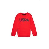 U.S. Polo Assn. Erkek Çocuk Kırmızı Sweatshirt 50289143-VR030, 12-13 Yaş