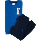 U.s. Polo Assn. Erkek Çocuk Kobalt Pijama Takım 50318698-VR077 - 14 - 15 Yaş