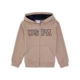 U.s. Polo Assn. Erkek Çocuk Koyu Bej Hırka Örme 50313844-vr088 Koyu Bej