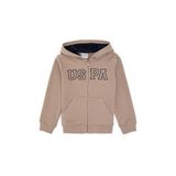 U.S. Polo Assn. Erkek Çocuk Koyu Bej Hırka (Örme) 50313844-VR088