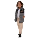 U.S. Polo Assn. Erkek Çocuk Koyu Bej Pantolon (Kanvas-Chino) 50317270-VR088