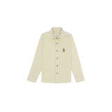 U.S. Polo Assn. Erkek Çocuk Koyu Haki Uzun Kollu Basic Gömlek 50263107-VR111