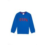 U.S. Polo Assn. Erkek Çocuk Koyu Mavi Bisiklet Yaka Basic Sweatshirt 50313830-VR032 - 10 - 11 Yaş