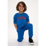 U.S. Polo Assn. Erkek Çocuk Koyu Mavi Bisiklet Yaka Basic Sweatshirt 50313830-VR032 - 9 - 10 Yaş