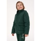 U.s. Polo Assn. Erkek Çocuk Koyu Yeşil Kaban 50312105-VR079 - 13 - 14 Yaş