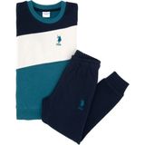 U.s. Polo Assn. Erkek Çocuk Koyu Yeşil Pijama Takım 50318685-VR101 - 14 - 15 Yaş