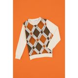 U.S. Polo Assn. Erkek Çocuk Krem Bisiklet Yaka Kazak 50311143-VR256 - 11 - 12 Yaş