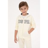 U.S. Polo Assn. Erkek Çocuk Krem Örme Hırka 50313844-VR256 - İnci - 4 - 5 Yaş