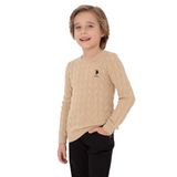 U.S. Polo Assn. Erkek Çocuk Kum Kazak/Triko 50315638-VR085