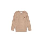 U.S. Polo Assn. Erkek Çocuk Kum Melanj Kazak/Triko 50307844-VR123