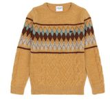 U.S. Polo Assn. Erkek Çocuk Kum Melanj Triko Kazak Bisiklet Yaka Slim Fit 50271363-VR123 - 3 - 4 Yaş