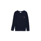 U.S. Polo Assn. Erkek Çocuk Lacivert Basic Bisiklet Yaka Kazak 50288889-vr033