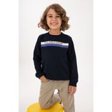 U.S. Polo Assn. Erkek Çocuk Lacivert Basic Bisiklet Yaka Sweatshirt 50313994-VR033 - 10 - 11 Yaş